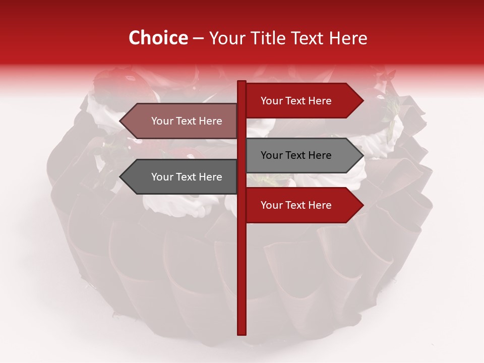 White Macro Icing PowerPoint Template