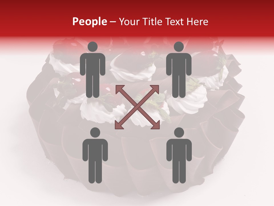 White Macro Icing PowerPoint Template