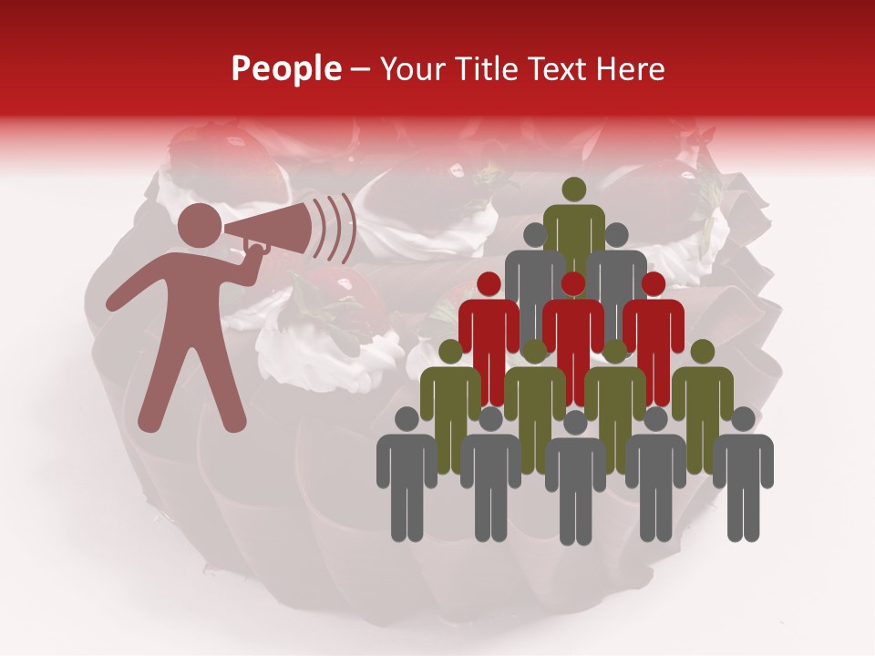 White Macro Icing PowerPoint Template