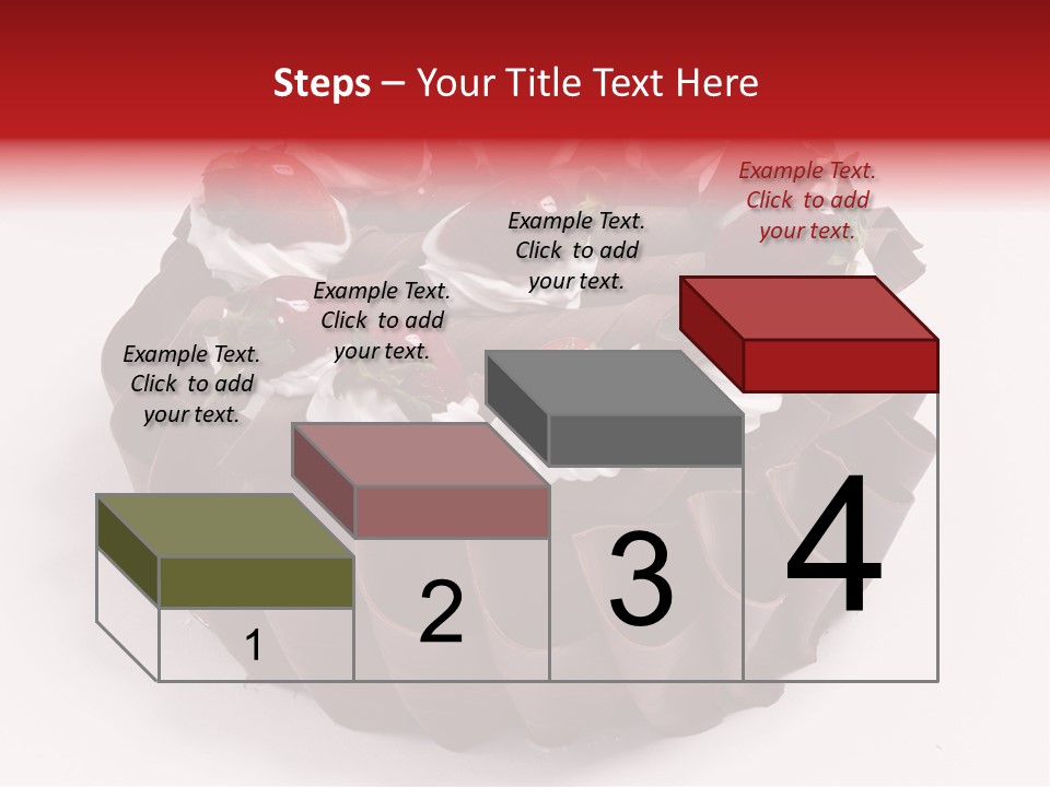 White Macro Icing PowerPoint Template