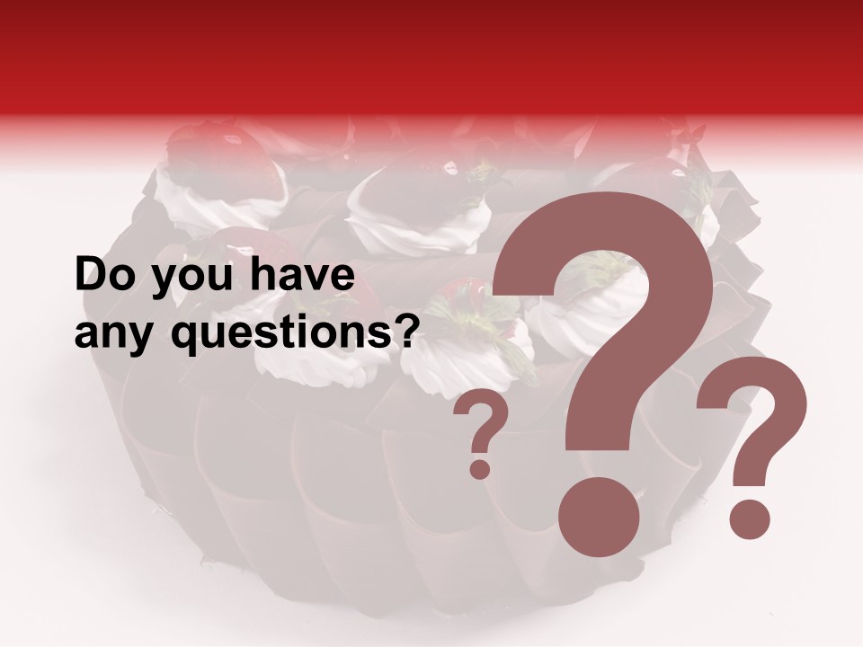 White Macro Icing PowerPoint Template