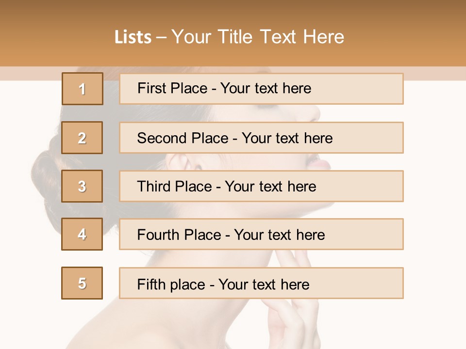 Fresh Touch White PowerPoint Template