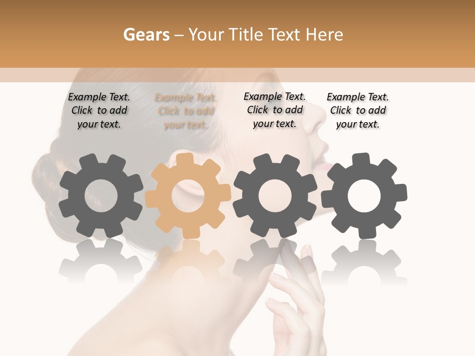 Fresh Touch White PowerPoint Template