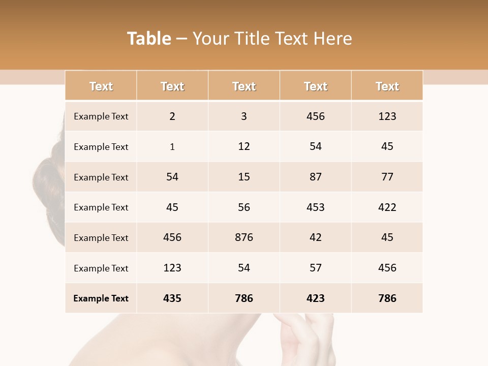 Fresh Touch White PowerPoint Template