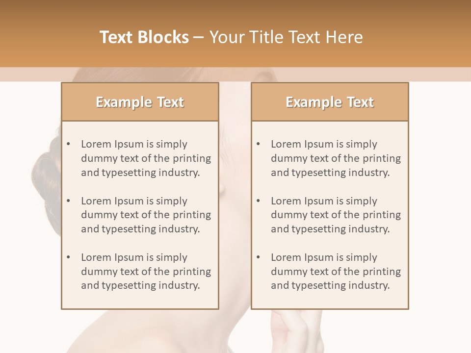 Fresh Touch White PowerPoint Template