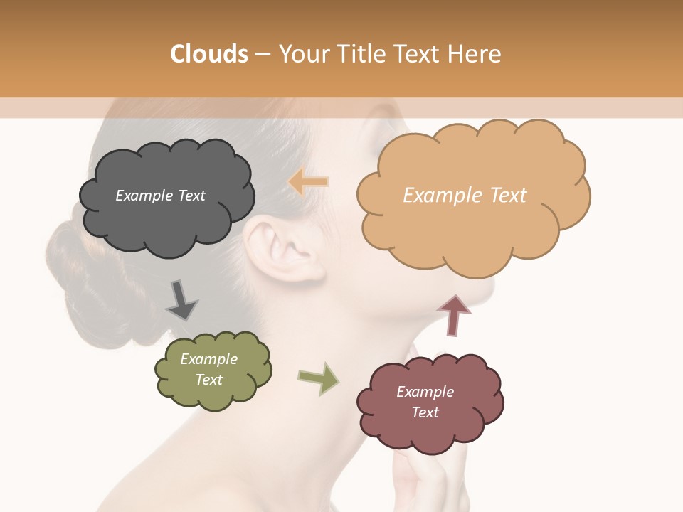 Fresh Touch White PowerPoint Template