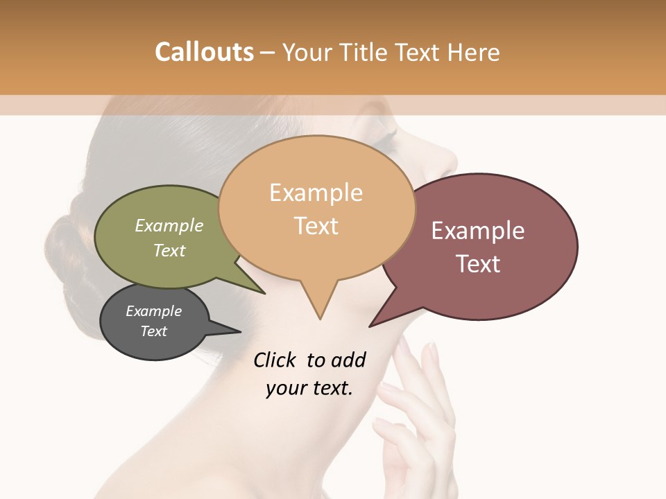 Fresh Touch White PowerPoint Template