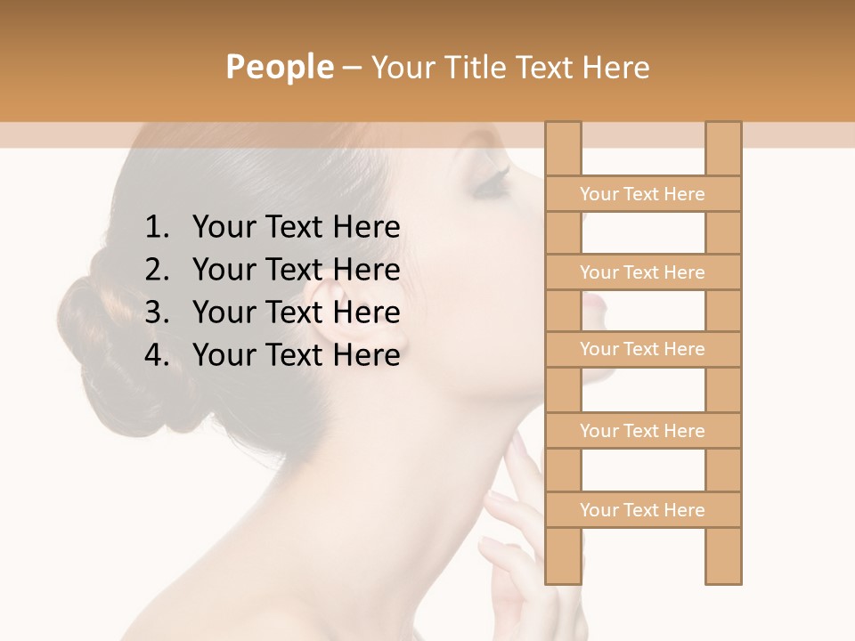 Fresh Touch White PowerPoint Template