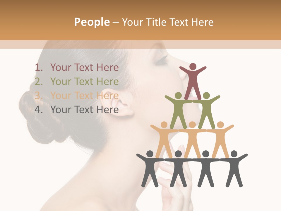 Fresh Touch White PowerPoint Template