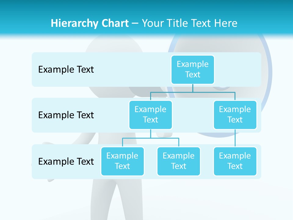 Man Blue Telling PowerPoint Template