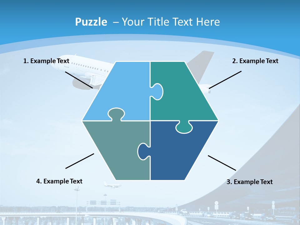 Traveler Aircraft Airline PowerPoint Template