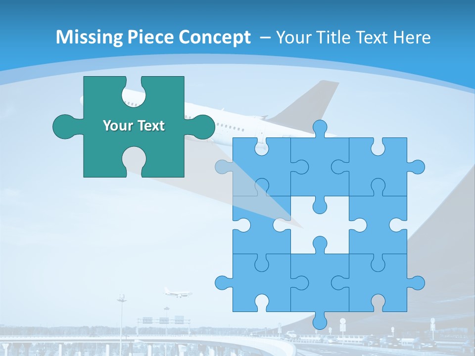 Traveler Aircraft Airline PowerPoint Template