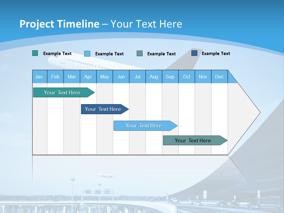 Traveler Aircraft Airline PowerPoint Template