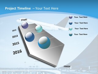 Traveler Aircraft Airline PowerPoint Template
