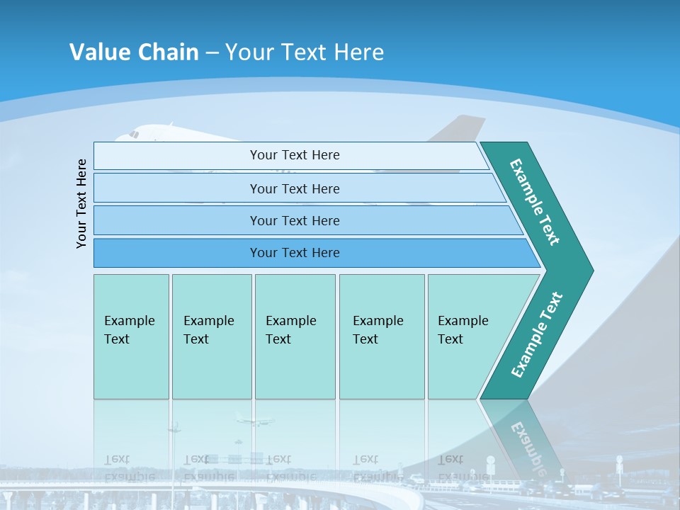 Traveler Aircraft Airline PowerPoint Template
