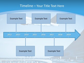 Traveler Aircraft Airline PowerPoint Template