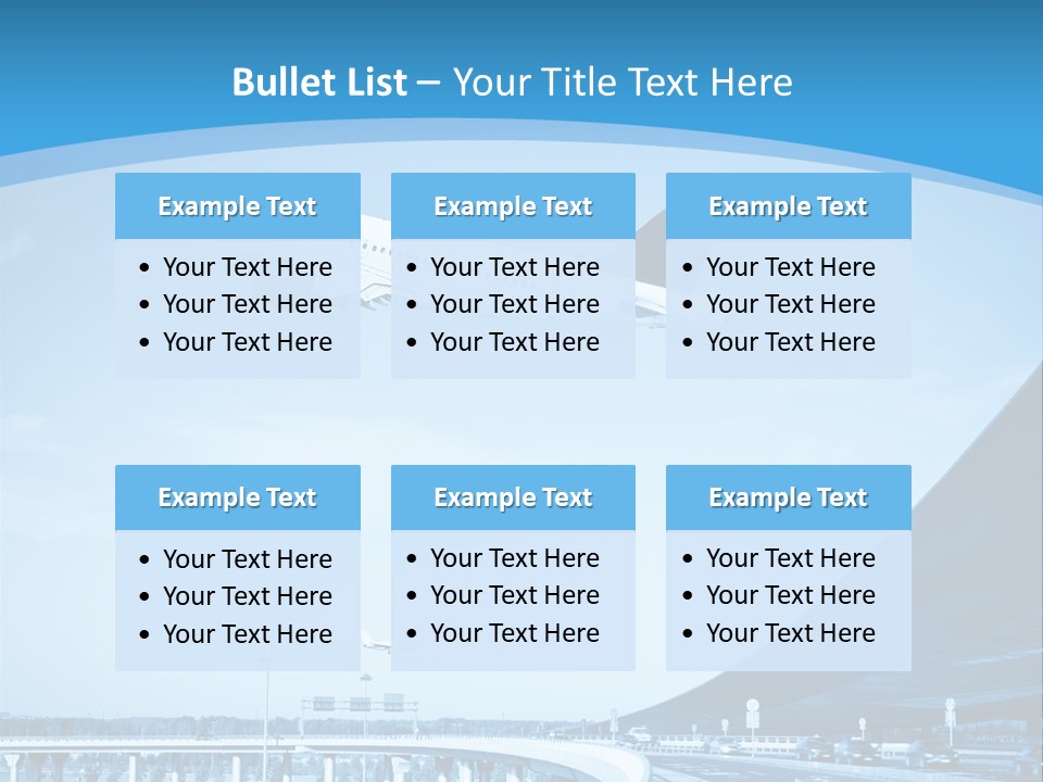Traveler Aircraft Airline PowerPoint Template