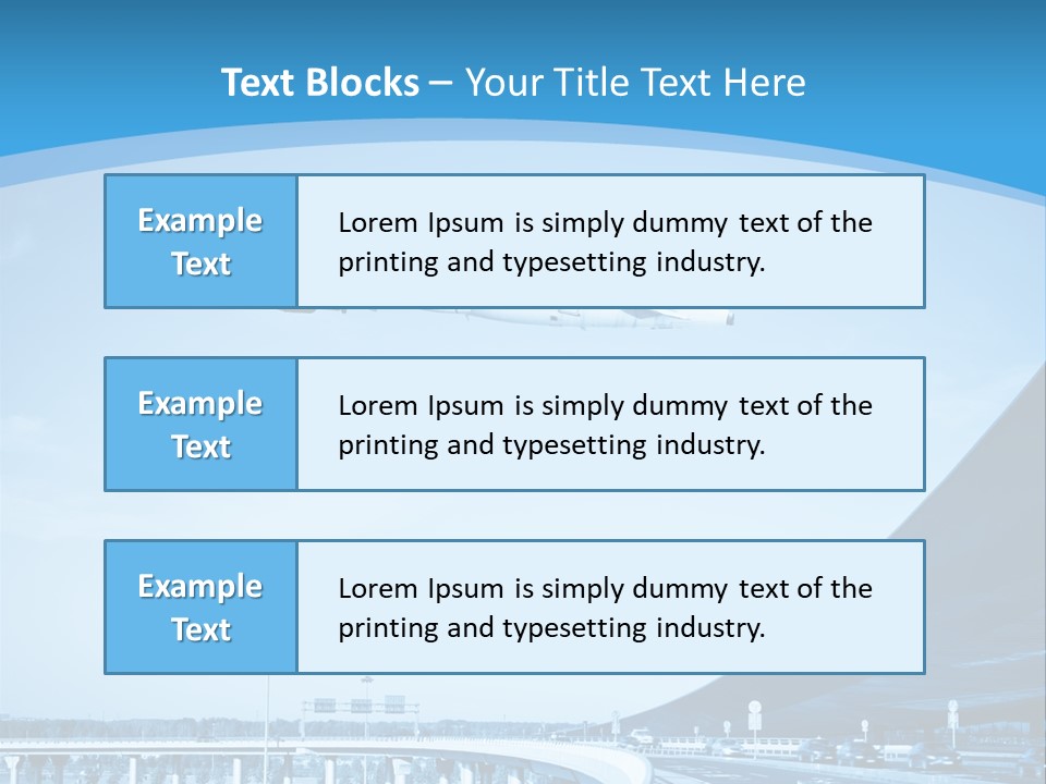 Traveler Aircraft Airline PowerPoint Template
