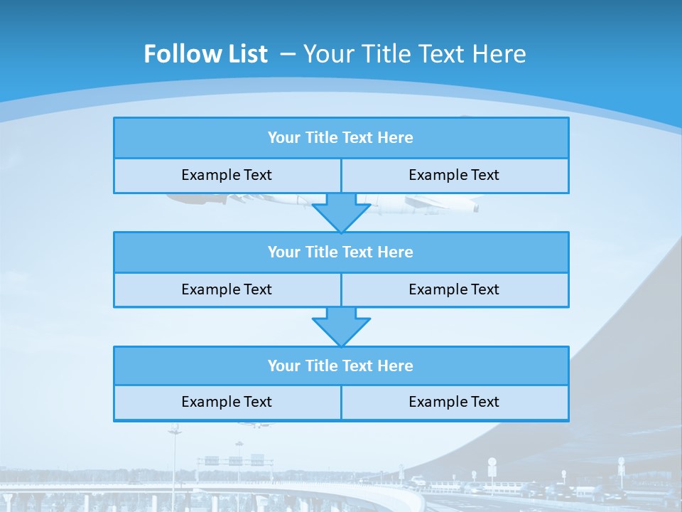 Traveler Aircraft Airline PowerPoint Template