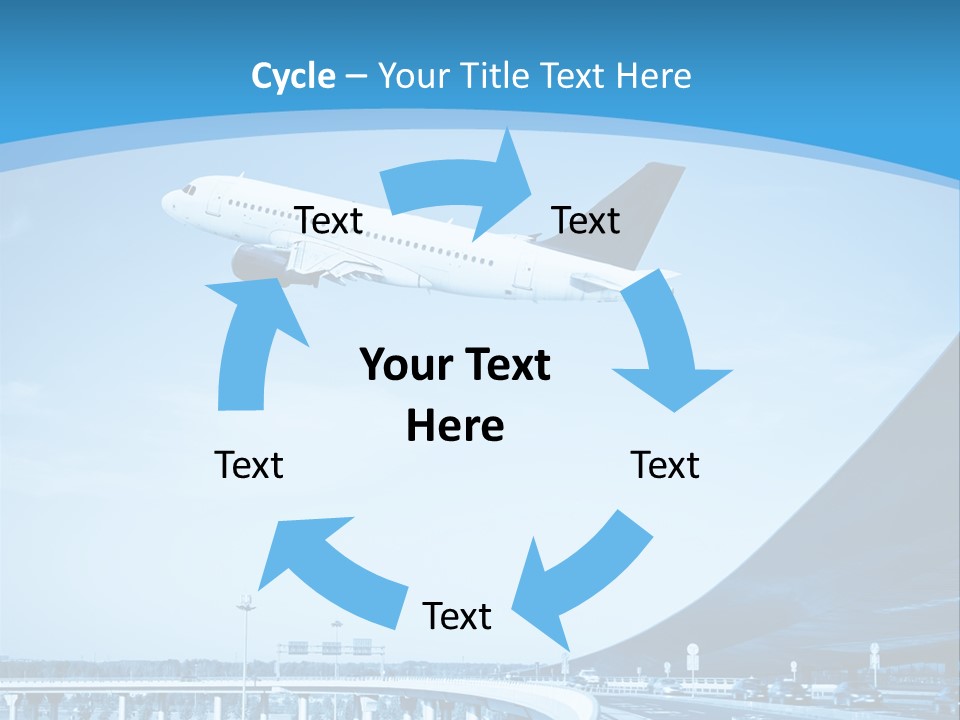 Traveler Aircraft Airline PowerPoint Template