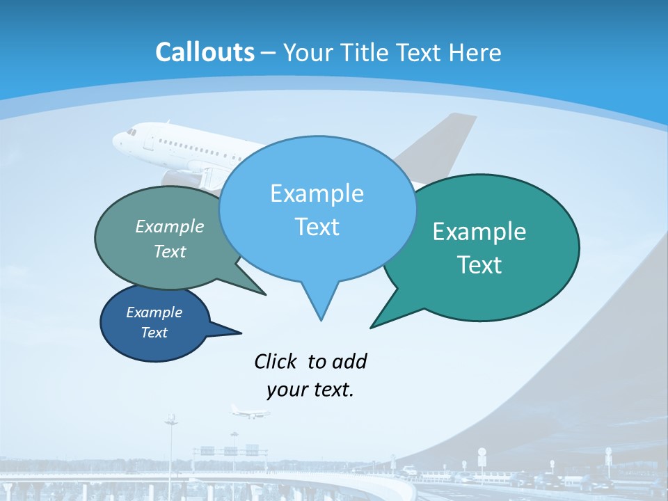 Traveler Aircraft Airline PowerPoint Template