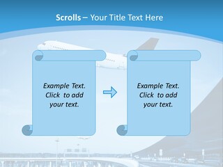 Traveler Aircraft Airline PowerPoint Template