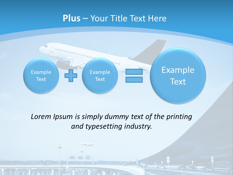 Traveler Aircraft Airline PowerPoint Template
