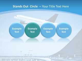 Traveler Aircraft Airline PowerPoint Template