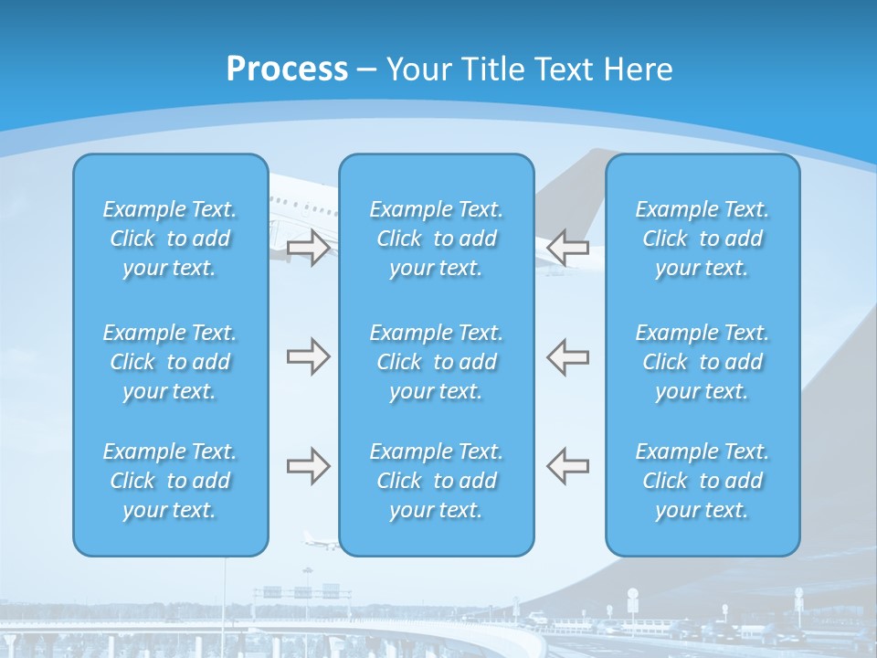 Traveler Aircraft Airline PowerPoint Template