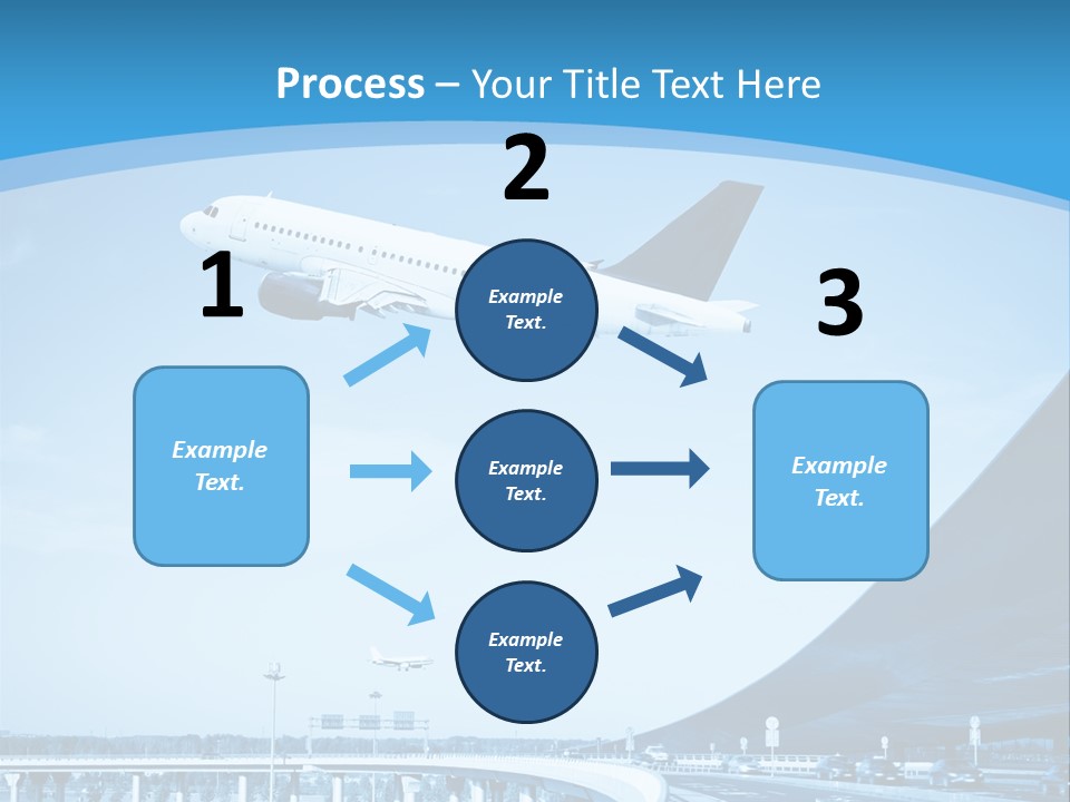 Traveler Aircraft Airline PowerPoint Template