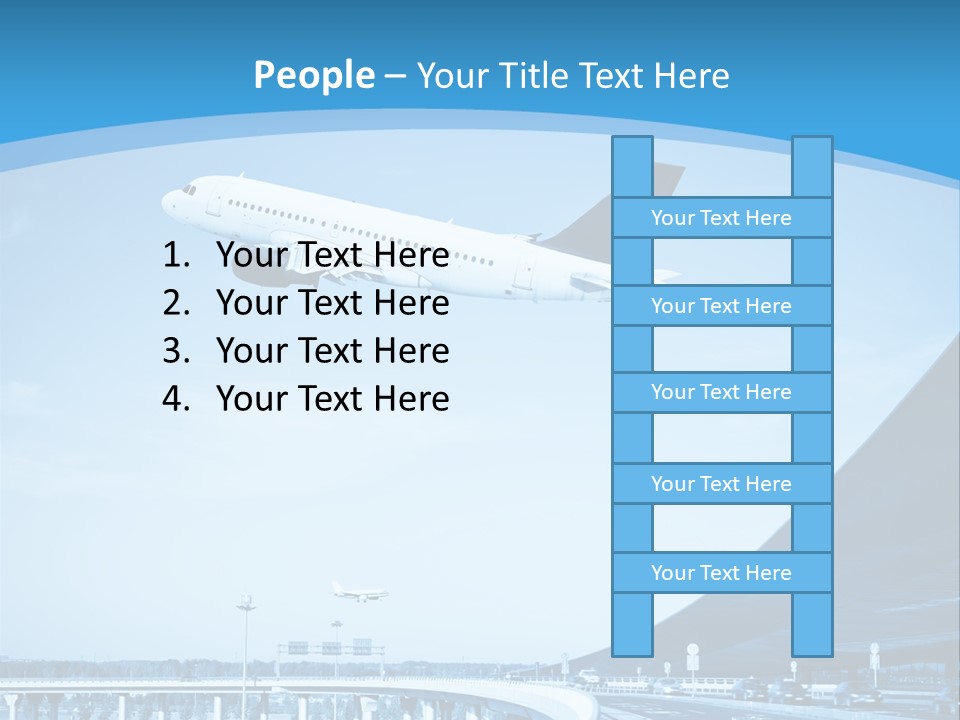 Traveler Aircraft Airline PowerPoint Template