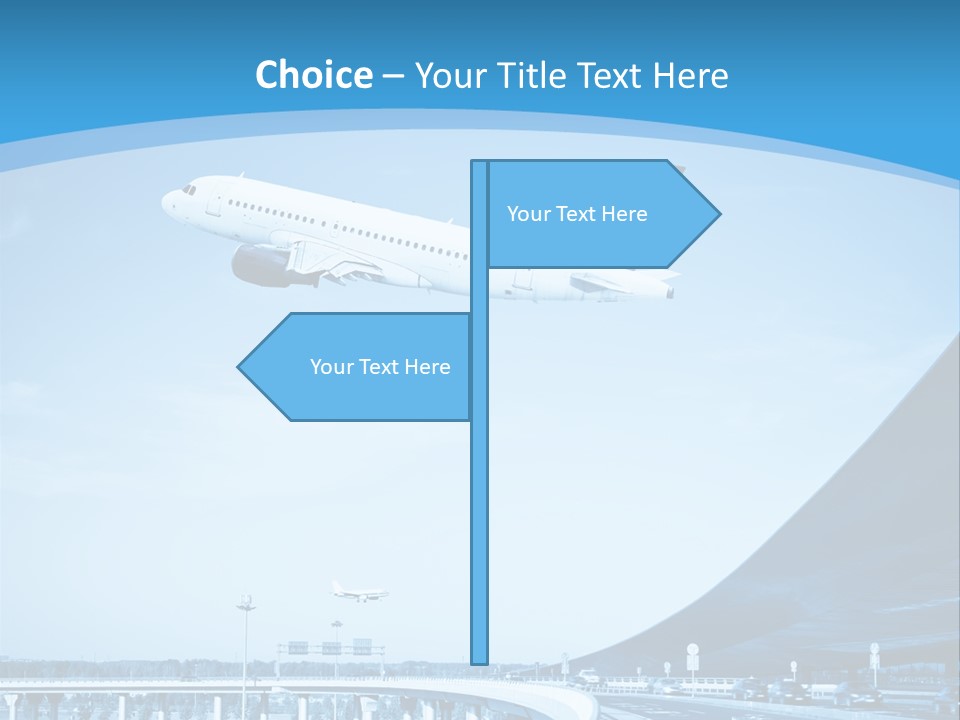Traveler Aircraft Airline PowerPoint Template
