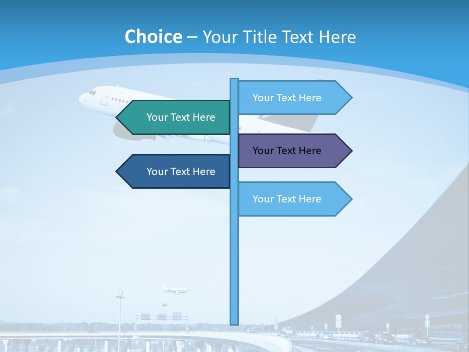 Traveler Aircraft Airline PowerPoint Template