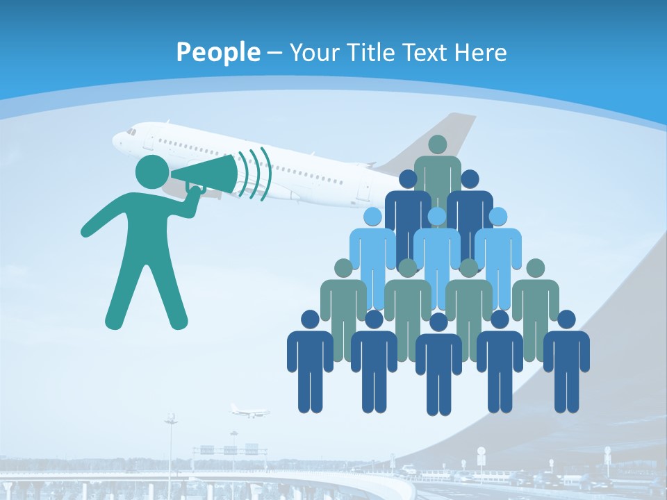 Traveler Aircraft Airline PowerPoint Template
