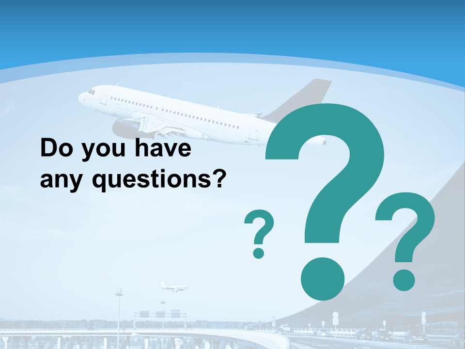 Traveler Aircraft Airline PowerPoint Template