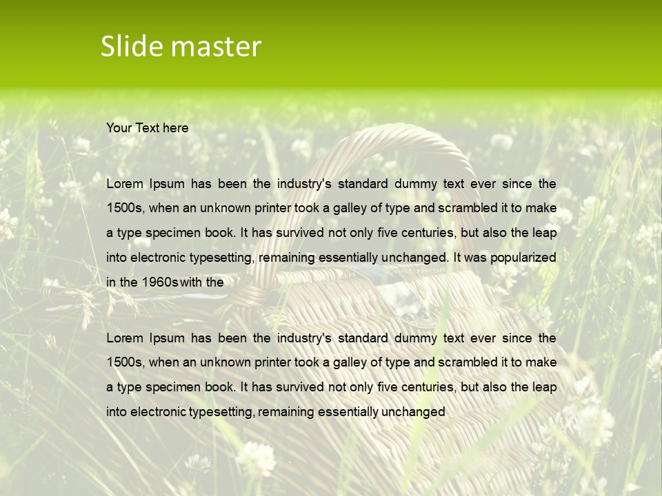 Nobody Cane Brown PowerPoint Template