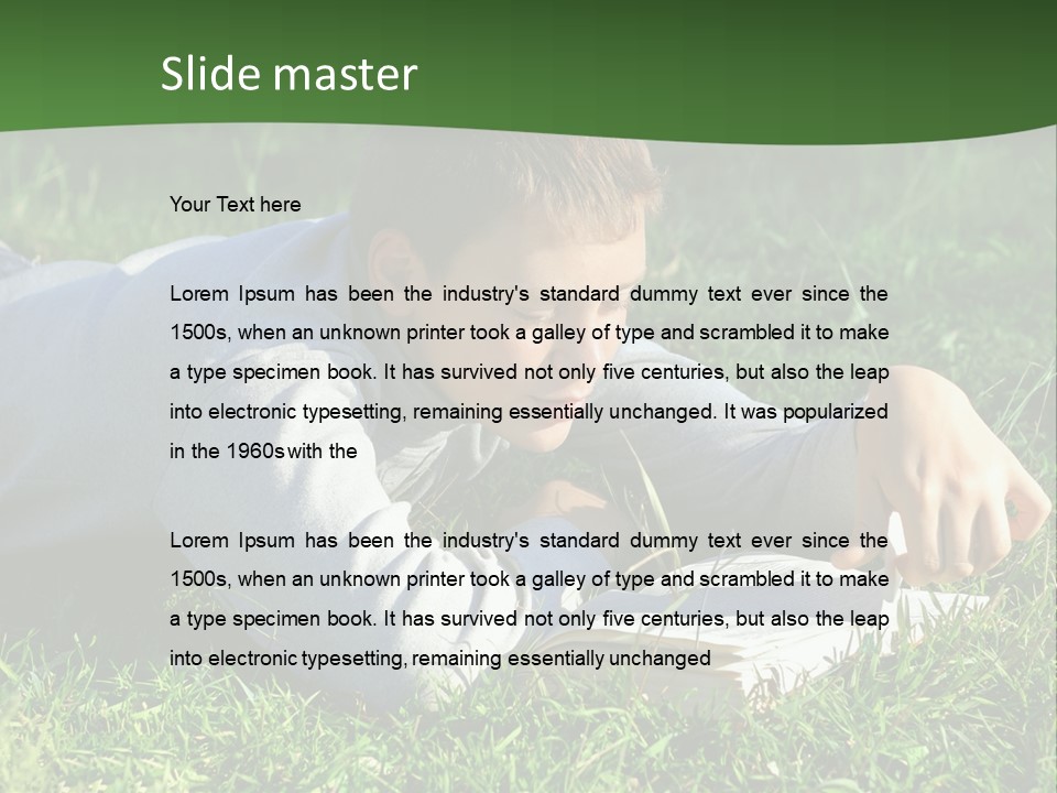 Weekend Fresh Cute PowerPoint Template