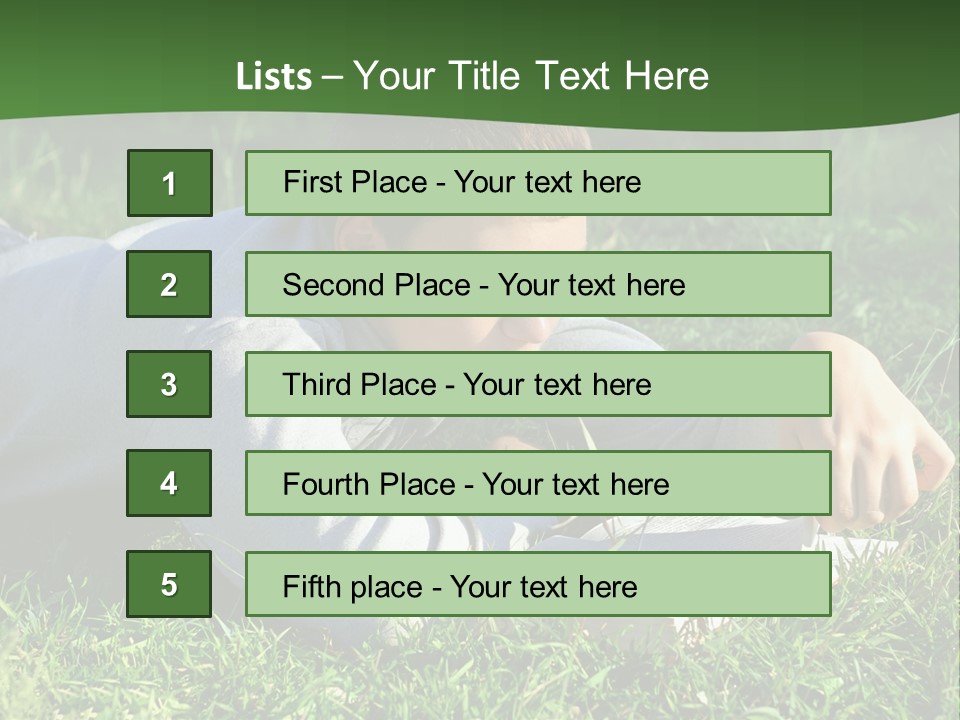 Weekend Fresh Cute PowerPoint Template
