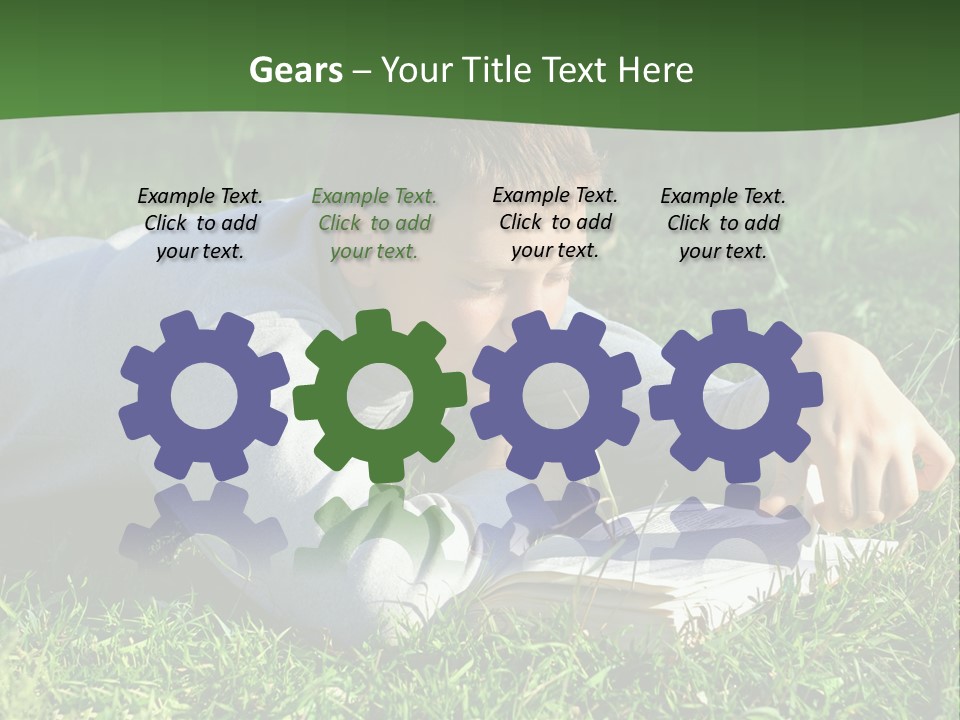 Weekend Fresh Cute PowerPoint Template