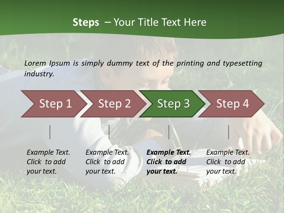 Weekend Fresh Cute PowerPoint Template