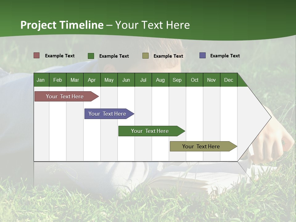 Weekend Fresh Cute PowerPoint Template