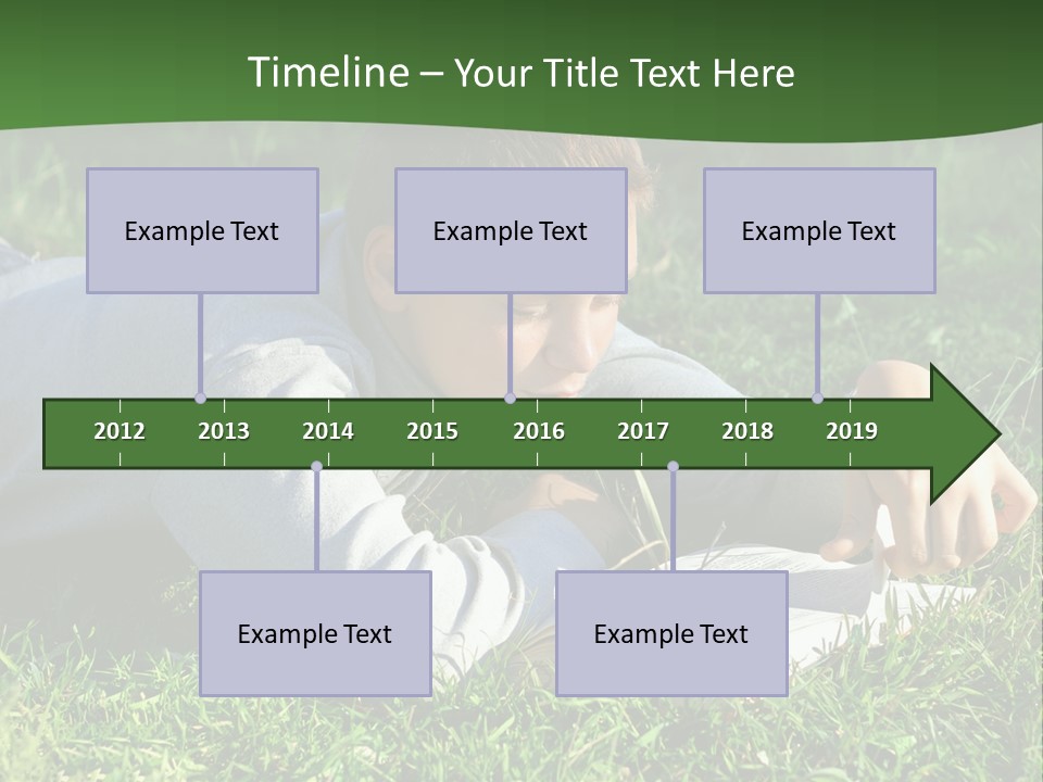 Weekend Fresh Cute PowerPoint Template