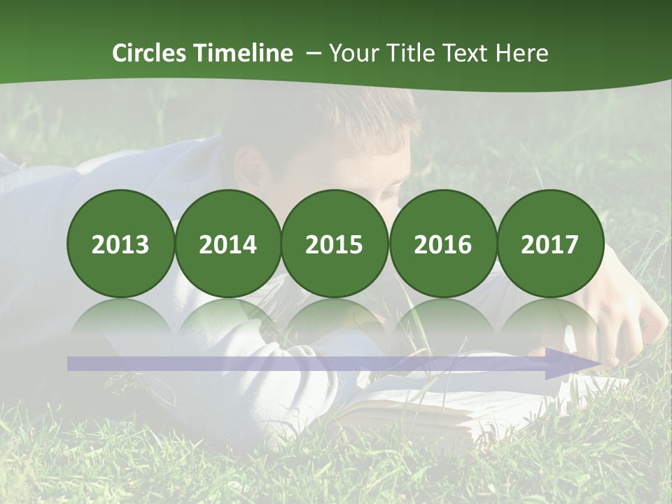 Weekend Fresh Cute PowerPoint Template