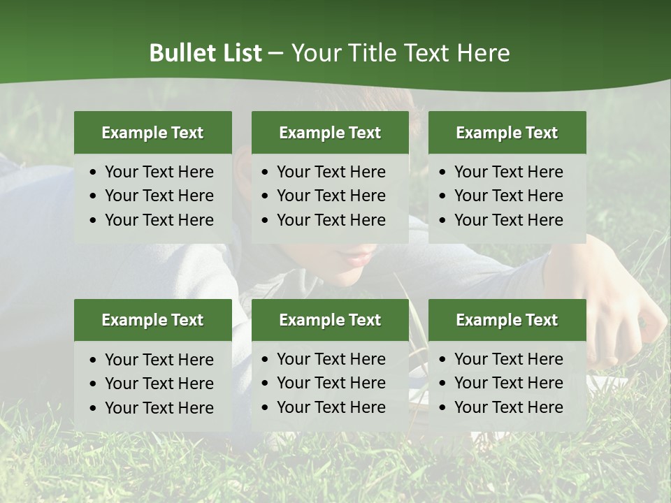 Weekend Fresh Cute PowerPoint Template