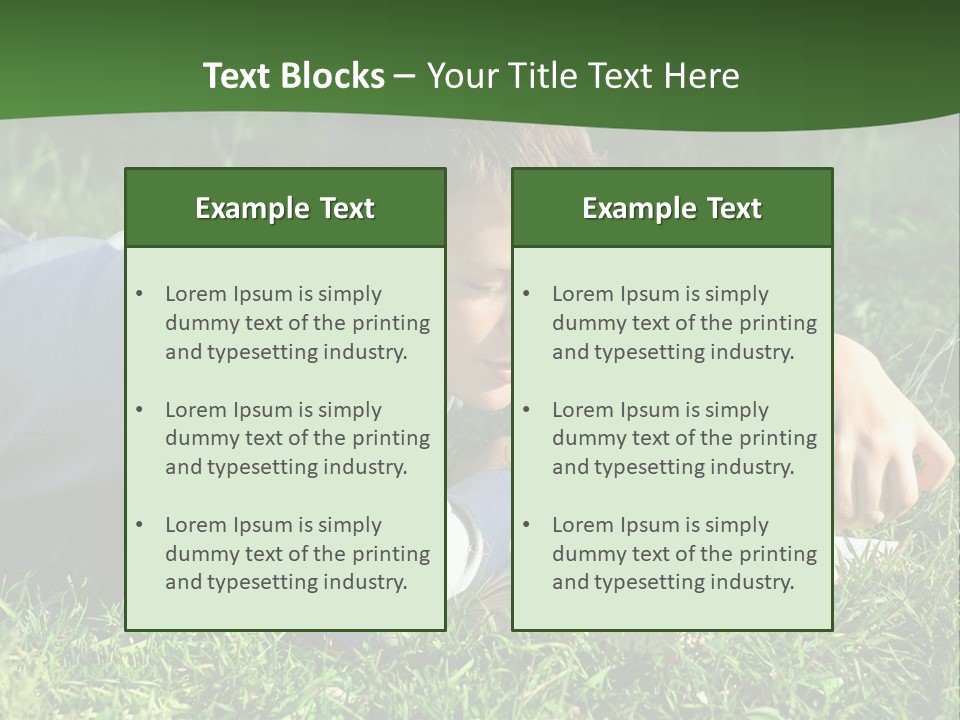 Weekend Fresh Cute PowerPoint Template