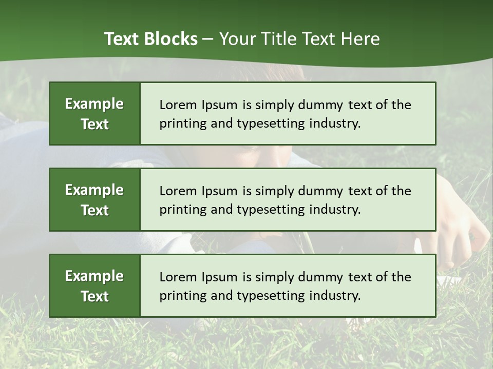 Weekend Fresh Cute PowerPoint Template