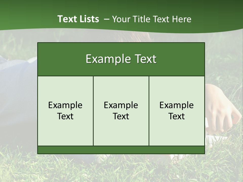 Weekend Fresh Cute PowerPoint Template