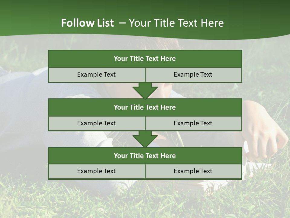 Weekend Fresh Cute PowerPoint Template