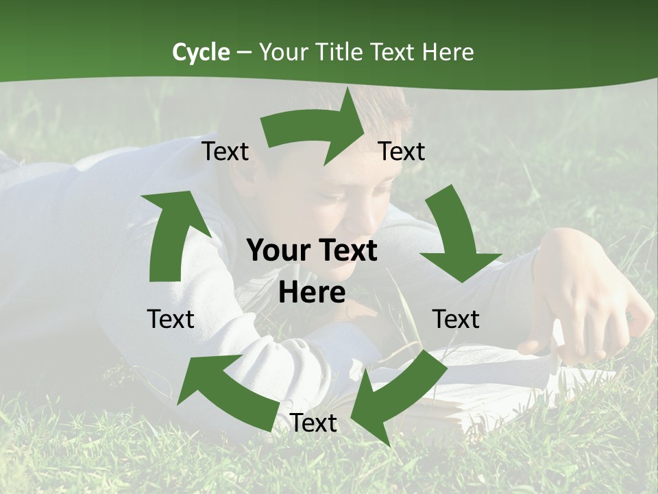 Weekend Fresh Cute PowerPoint Template