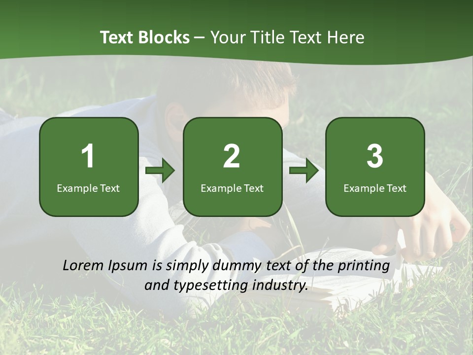 Weekend Fresh Cute PowerPoint Template